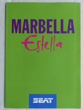 Lade das Bild in den Galerie-Viewer, Seat Marbella Estella Sondermodell - Prospekt Brochure 02.1994
