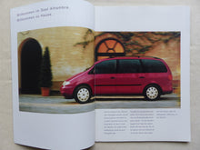Lade das Bild in den Galerie-Viewer, Seat Alhambra Exclusiv MJ 1998 - Prospekt + Farben + Ausstattungen 08.1997
