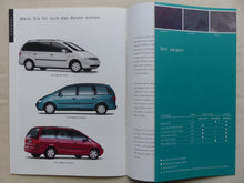 Lade das Bild in den Galerie-Viewer, Seat Alhambra Exclusiv MJ 1998 - Prospekt + Farben + Ausstattungen 08.1997
