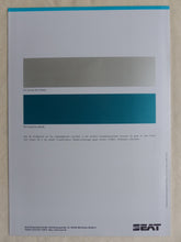 Lade das Bild in den Galerie-Viewer, Seat Alhambra Exclusiv MJ 1998 - Prospekt + Farben + Ausstattungen 08.1997
