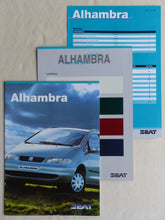 Lade das Bild in den Galerie-Viewer, Seat Alhambra Exclusiv MJ 1999 - Prospekt + Farben + Ausstattungen 06.1998
