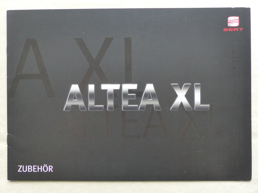 Seat Altea XL Zubehör MJ 2010 - Prospekt Brochure 07.2009