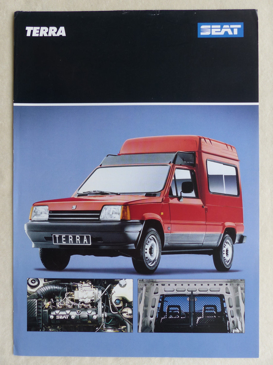 Seat Terra Transporter Kombi - Prospekt Brochure 04.1990