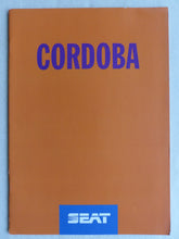 Lade das Bild in den Galerie-Viewer, Seat Cordoba CLX GLX GTi - Prospekt Brochure 04.1994
