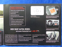 Lade das Bild in den Galerie-Viewer, Seat Altea Rebel JohnMcEnroe Sondermodell MJ 2006 - Prospekt Brochure 02.2006
