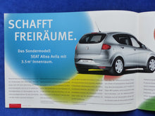 Lade das Bild in den Galerie-Viewer, Seat Altea Avila Sondermodell MJ 2007 - Prospekt Brochure 08.2006
