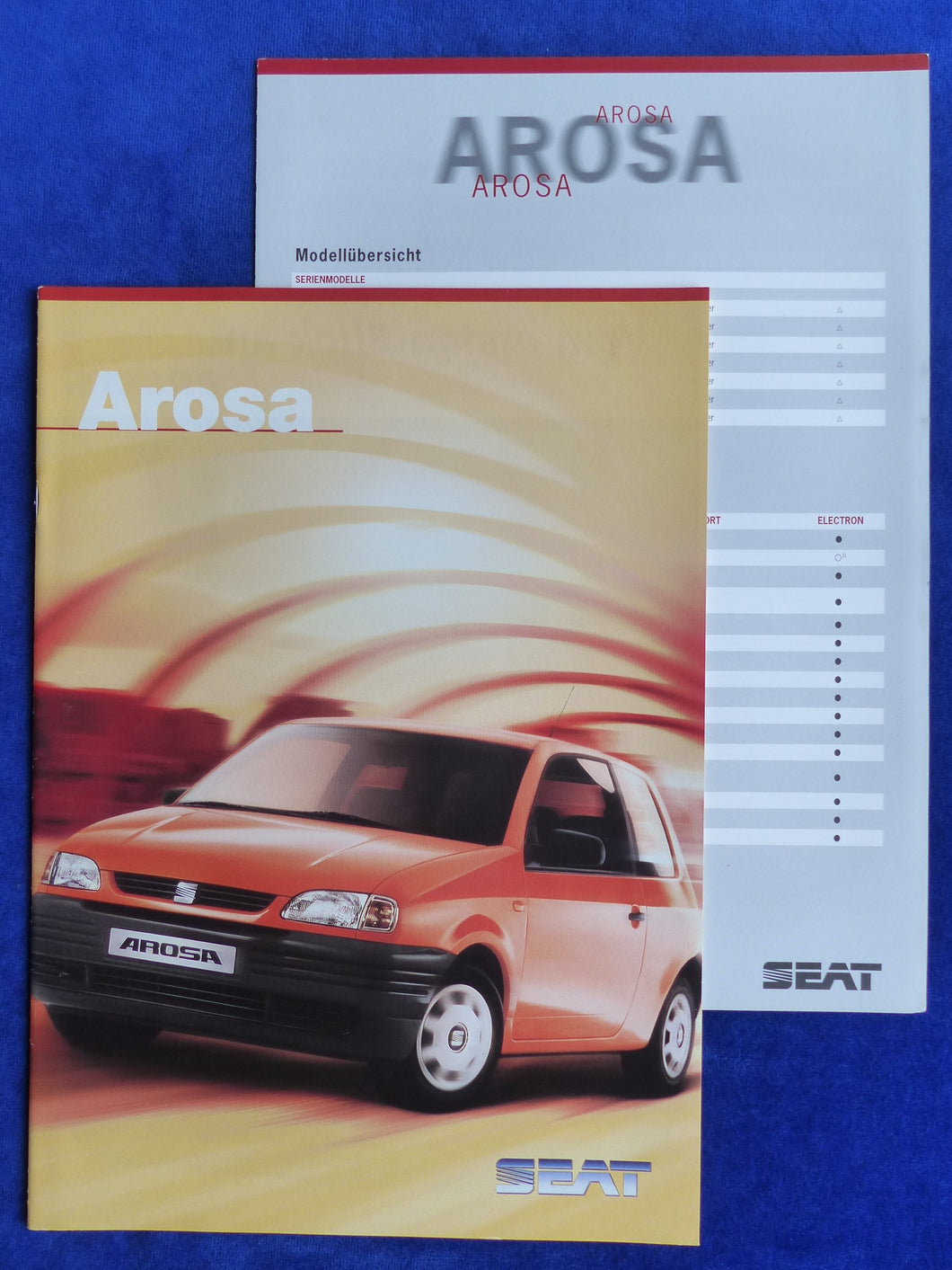 Seat Arosa MJ 1998 - Prospekt Brochure + Daten & Ausstattungen 08.1997