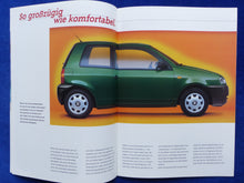 Lade das Bild in den Galerie-Viewer, Seat Arosa MJ 1998 - Prospekt Brochure + Daten &amp; Ausstattungen 08.1997
