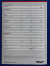 Lade das Bild in den Galerie-Viewer, Seat Arosa MJ 1998 - Prospekt Brochure + Daten &amp; Ausstattungen 08.1997
