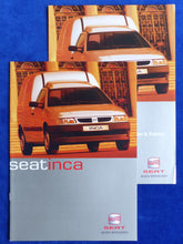 Lade das Bild in den Galerie-Viewer, Seat Inca Kastenwagen Kombi MJ 2001 - Prospekt Brochure + Farben Polster 02.2001

