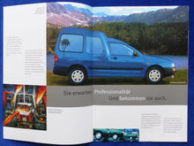 Lade das Bild in den Galerie-Viewer, Seat Inca Kastenwagen Kombi MJ 2000 - Prospekt Brochure 09.1999
