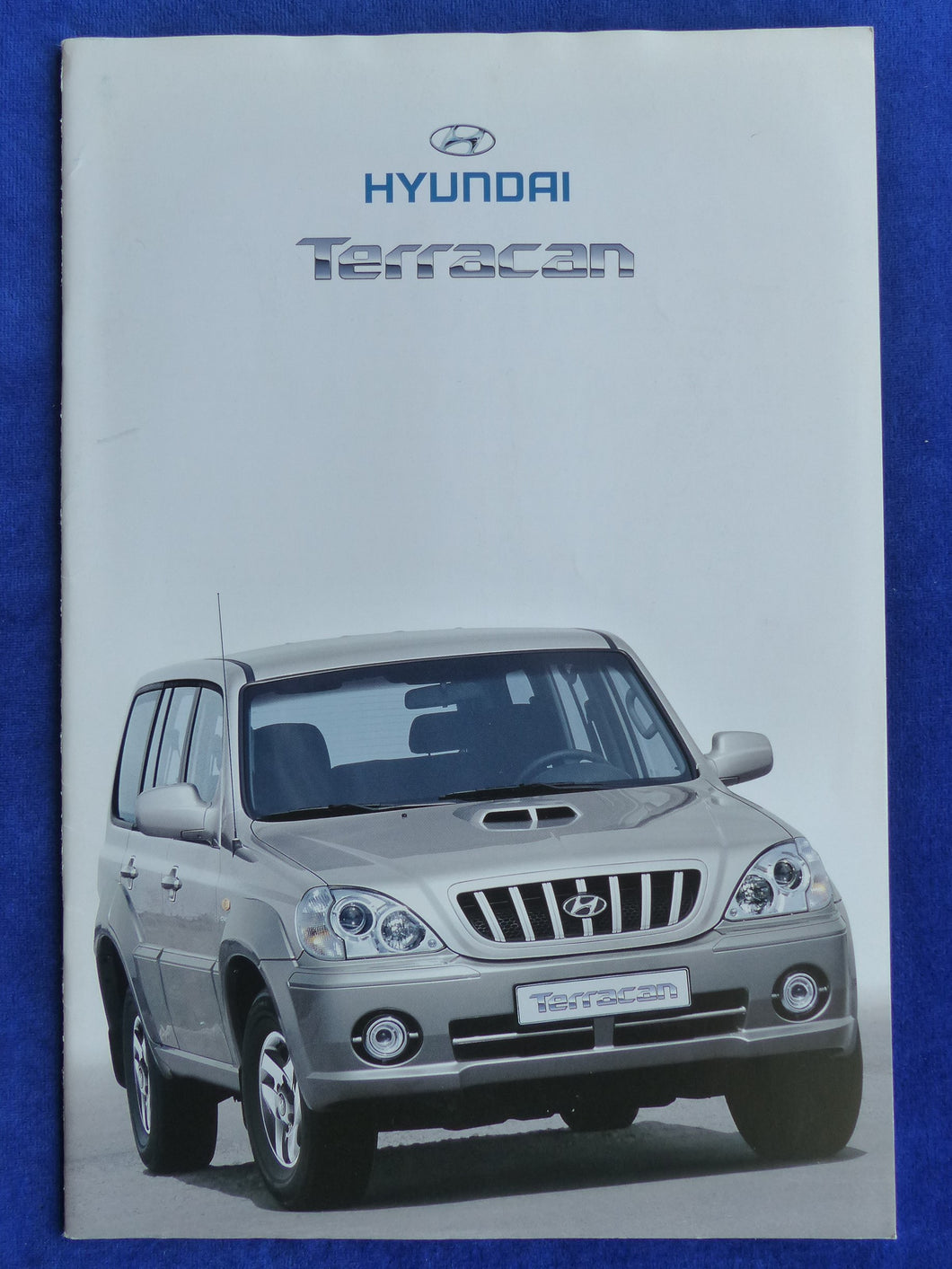 Hyundai Terracan 2.9 CRDi MJ 2002 - Prospekt Brochure 11.2001