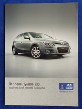 Lade das Bild in den Galerie-Viewer, Hyundai i30 MJ 2008 - Prospekt Preisliste Brochure 06.2007
