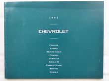 Lade das Bild in den Galerie-Viewer, Chevrolet 1995 Camaro Corvette Impala SS Caprice - US-Prospekt Brochure 1994 USA
