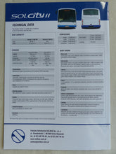 Lade das Bild in den Galerie-Viewer, Solbus SolCity 11 Stadtbus - Prospekt Brochure 2008 Polen englisch
