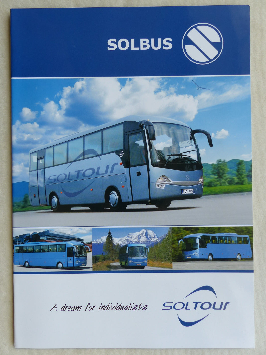 Solbus SolTour ST10 ST11 Bus - Prospekt Brochure 2008 Polen englisch