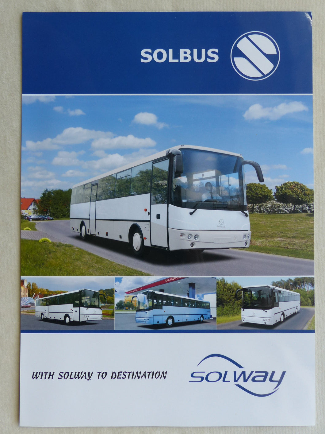 Solbus Solway SL10 SL11 Intercity Bus - Prospekt Brochure 2008 Polen englisch
