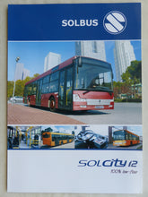 Lade das Bild in den Galerie-Viewer, Solbus Solcity SM12 Linienbus - Prospekt Brochure 2008 Polen englisch
