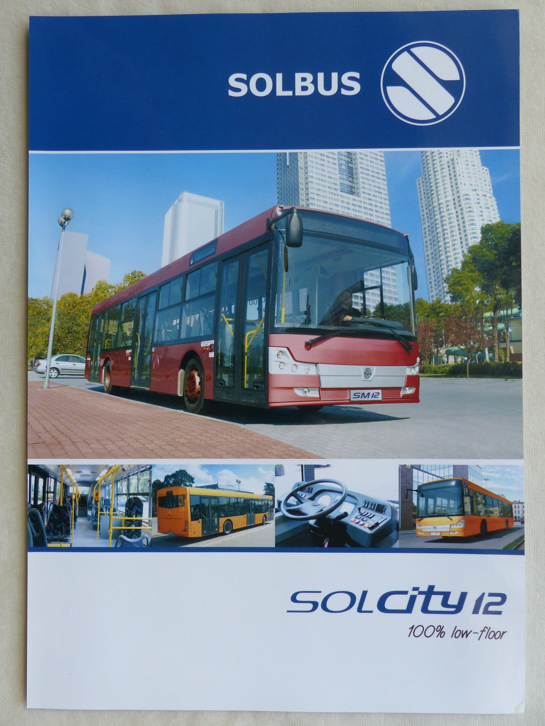 Solbus Solcity SM12 Linienbus - Prospekt Brochure 2008 Polen englisch