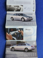 Lade das Bild in den Galerie-Viewer, Alfa Romeo Range 1999 - 145 146 156 166 Spider GTV - Prospekt Brochure Schweiz
