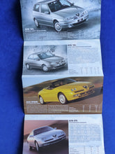 Lade das Bild in den Galerie-Viewer, Alfa Romeo Range 1999 - 145 146 156 166 Spider GTV - Prospekt Brochure Schweiz
