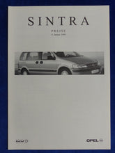 Lade das Bild in den Galerie-Viewer, Opel Sintra MJ 1999 - Prospekt Brochure + Preisliste 01.1999
