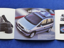 Lade das Bild in den Galerie-Viewer, Opel Zafira MJ 2000 - Prospekt Brochure 06.1999 Schweden schwedisch
