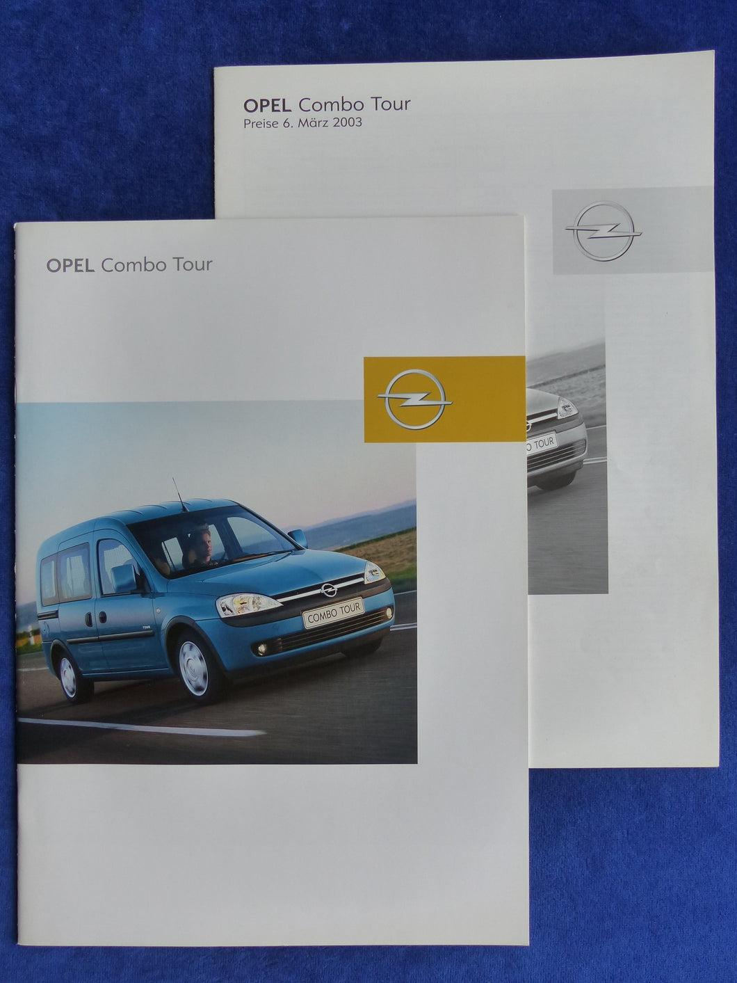 Opel Combo Tour MJ 2003 - Prospekt Brochure + Preisliste 02.2003