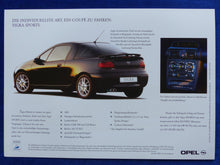 Lade das Bild in den Galerie-Viewer, Opel Tigra Sports - Prospekt Brochure 04.1998
