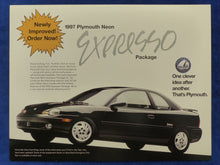Lade das Bild in den Galerie-Viewer, Plymouth 1997 Neon Expresso Package - US-Prospekt Brochure 1996 USA
