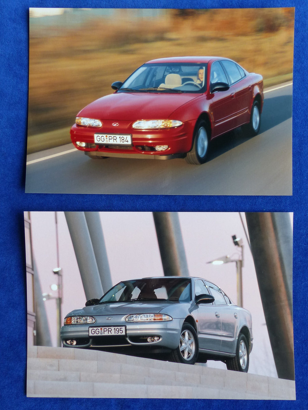 Chevrolet Alero - Konvolut 2x Pressefoto Werk-Foto press photo 2000