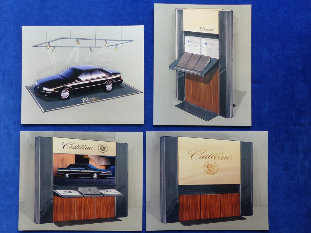 Cadillac Seville - Konvolut 4x Pressefoto Werk-Foto press photo