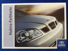 Lade das Bild in den Galerie-Viewer, Daewoo Nubira - Farben &amp; Polster MJ 2004 - Prospekt Brochure 05.2003
