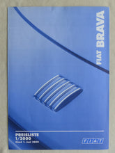 Lade das Bild in den Galerie-Viewer, Fiat Brava - Preisliste MJ 2001 - Prospekt Brochure 06.2000
