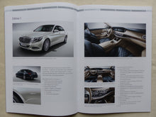 Lade das Bild in den Galerie-Viewer, Mercedes-Benz Vorteile S-Klasse S 500 MJ 2014 - Prospekt Brochure 05.2013
