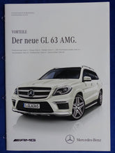 Lade das Bild in den Galerie-Viewer, Mercedes-Benz Vorteile GL 63 AMG MJ 2013 - Prospekt Brochure 05.2012
