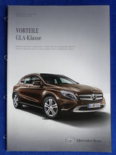 Lade das Bild in den Galerie-Viewer, Mercedes-Benz Vorteile GLA-Klasse GLA MJ 2014 - Prospekt Brochure 12.2013
