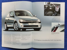 Lade das Bild in den Galerie-Viewer, Opel Sportsline - Corsa Astra Zafira MJ 2003 - Prospekt + Preisliste 06.2002
