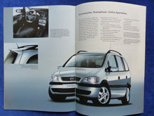 Lade das Bild in den Galerie-Viewer, Opel Sportsline - Corsa Astra Zafira MJ 2003 - Prospekt + Preisliste 06.2002
