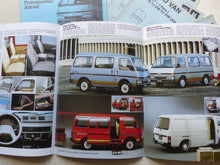 Lade das Bild in den Galerie-Viewer, Isuzu Transporter Kombi Kastenwagen 4WD - Prospekt + Daten + Preisliste 01.1987
