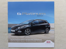 Lade das Bild in den Galerie-Viewer, Kia Platinum Edition Picanto Rio Ceed Venga - Prospekt Brochure 2013
