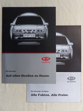 Lade das Bild in den Galerie-Viewer, Kia Sportage MJ 2000 - Prospekt Brochure + Preisliste 09.1999
