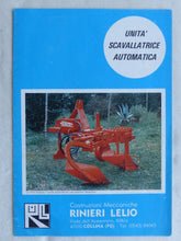 Lade das Bild in den Galerie-Viewer, Rinieri Unita' Scavallatrice Automatica - Prospekt Brochure Italien

