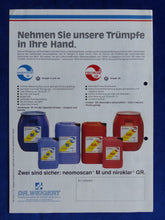 Lade das Bild in den Galerie-Viewer, Dr. Weigert neomoscan niroklar Desinfektion - Prospekt Brochure 90er
