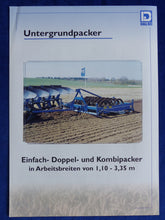 Lade das Bild in den Galerie-Viewer, Dalbo Untergrundpacker Kombipacker - Prospekt Brochure 11.1997
