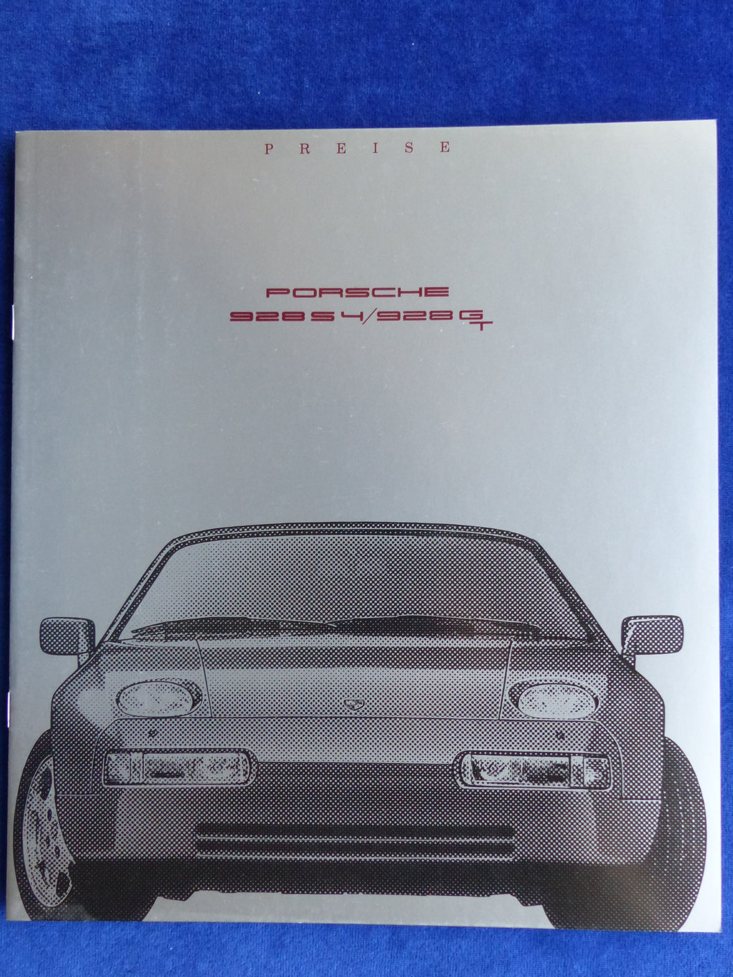 Porsche 928 S4 GT - Preisliste MJ 1991 - Prospekt Brochure 02.1991