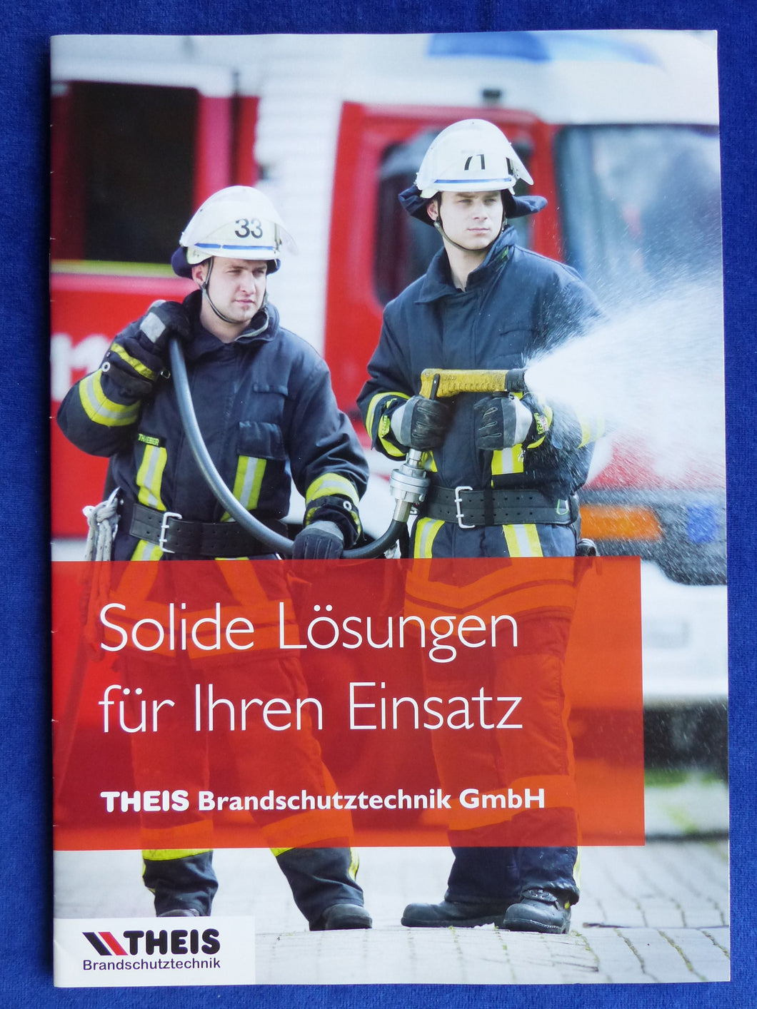 Theis Brandschutztechnik Feuerwehr - Prospekt Brochure