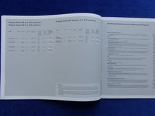 Lade das Bild in den Galerie-Viewer, Audi R8 Coupe Spyder quattro - Preisliste MJ 2010 - Prospekt Brochure 01.2010
