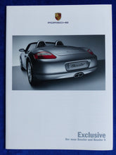 Lade das Bild in den Galerie-Viewer, Porsche Exclusive Boxster S Typ 987 MJ 2005 - Prospekt Brochure 10.2004
