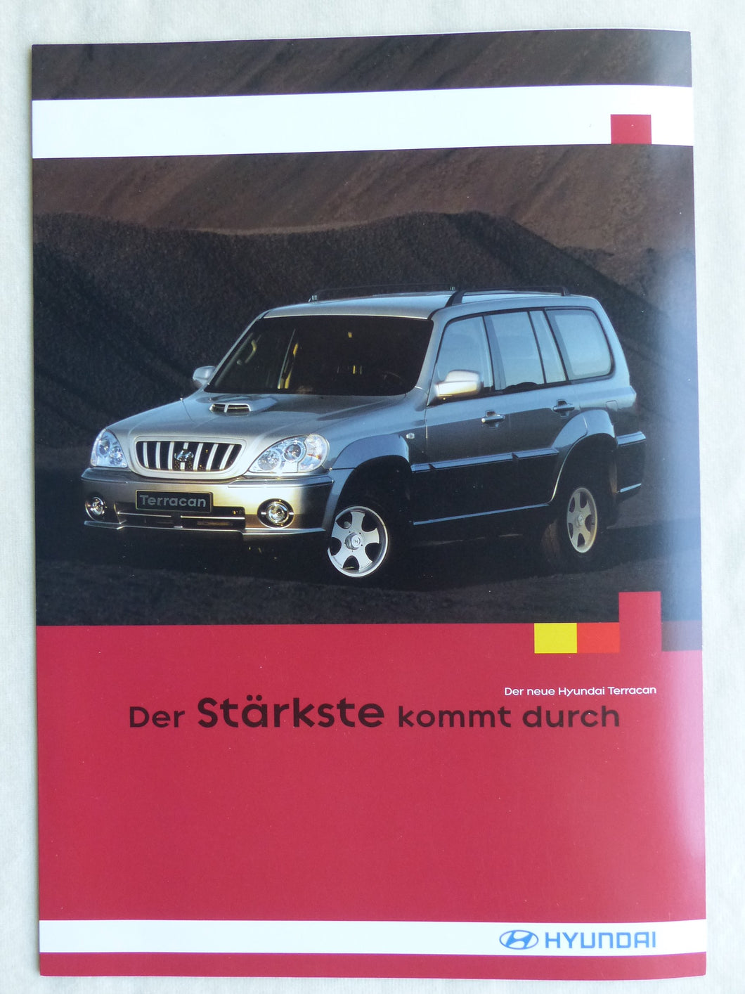 Hyundai Terracan Pressestimmen - Prospekt Brochure 2003